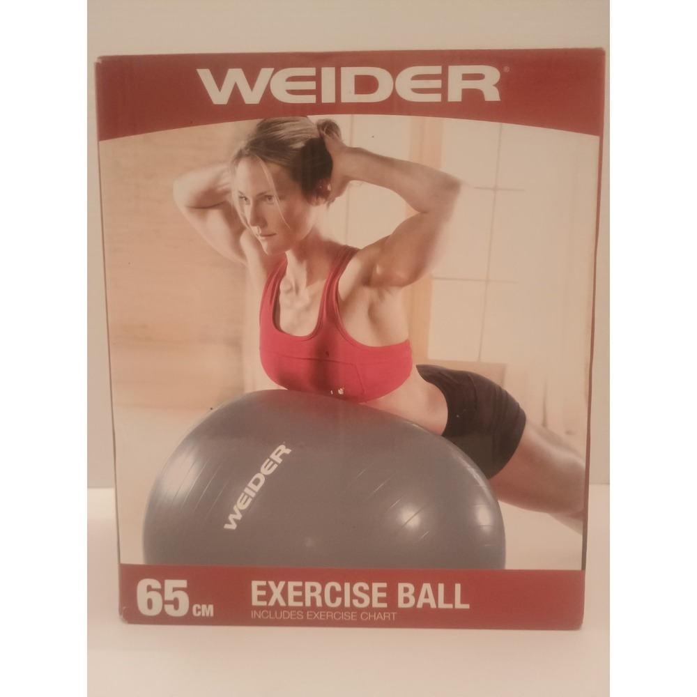 Stability Exercise Fitness Ball Weider 65cm Latex Free With Pump 2011